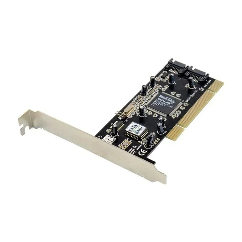 PCI SATA RAID Card 4-Channel Host Controller Adapter SATA RAID Controller Qme