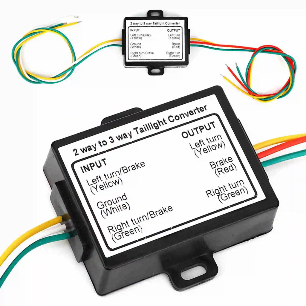 2-to-3 Wire Trailer Converter Splice Harness Adapter | Qme Trailer Wire Converter Qme
