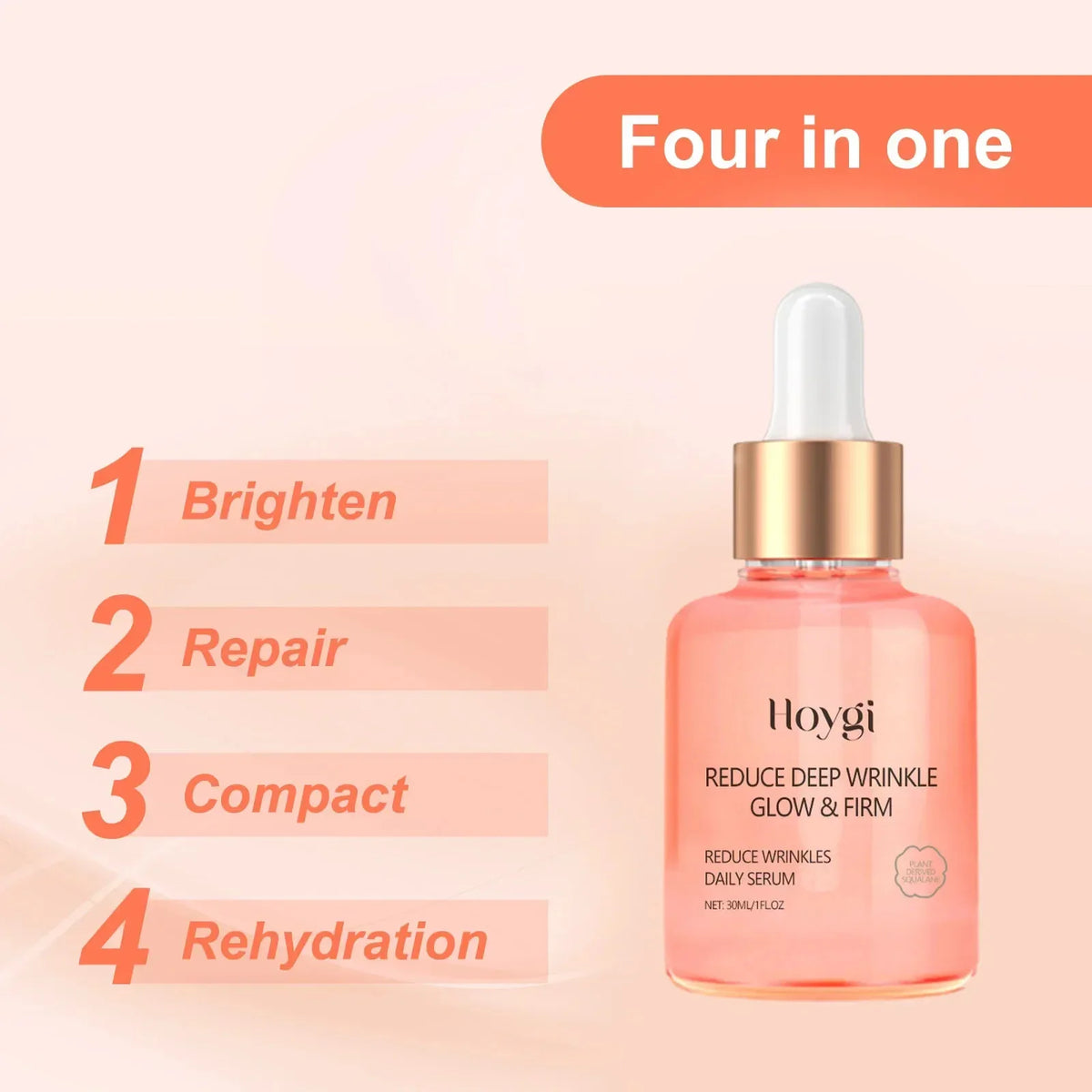 Rose Serum – Hydrating, Brightening & Pore-Minimizing Oil Facial Serum Qme