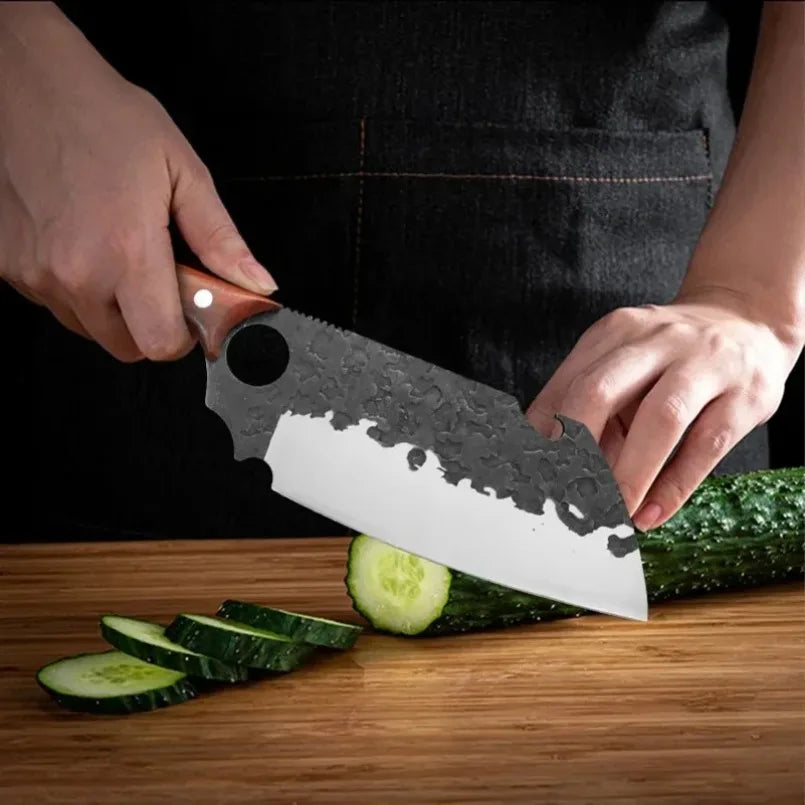 InLeung Stainless Steel Chef & Boning Knife | Sharp Kitchen Blade Kitchen Knife Qst