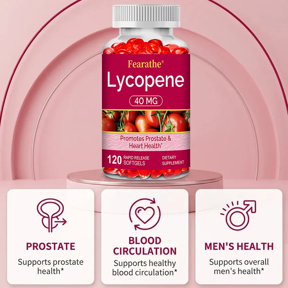 Tecepec Lycopene 40mg – Antioxidant & Immune Capsules Lycopene Supplement Qst