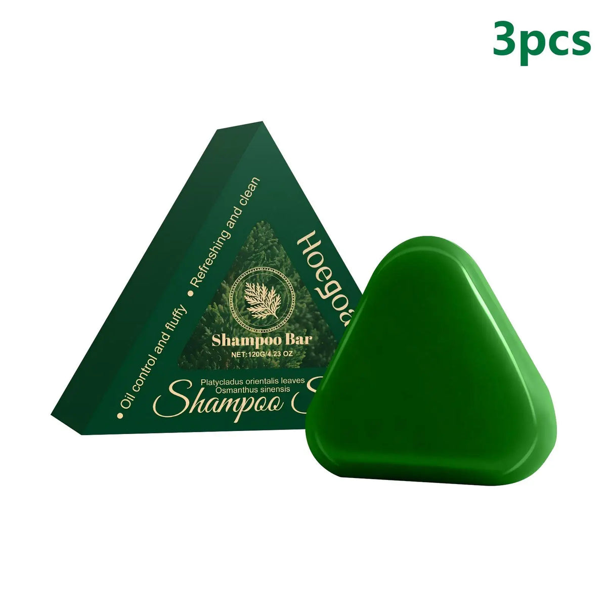 Hoegoa Herbal Hair Growth Shampoo Bar – Oil Control 120g Herbal Shampoo Bar Qst 3pcs