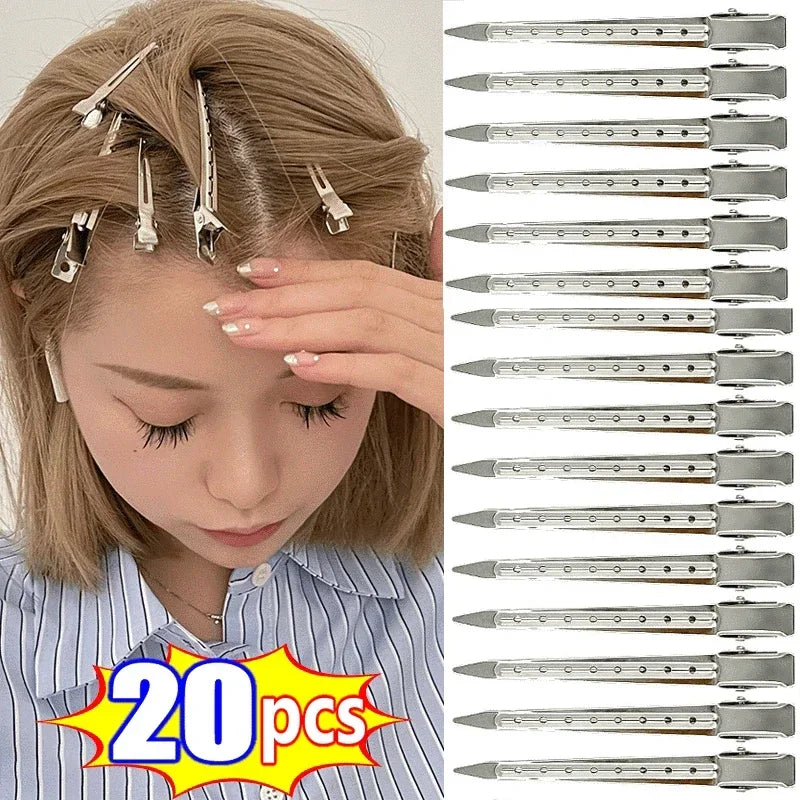 Metal Hairdressing Sectioning Clips – Alloy Styling Clamps Hair Sectioning Clips Qme