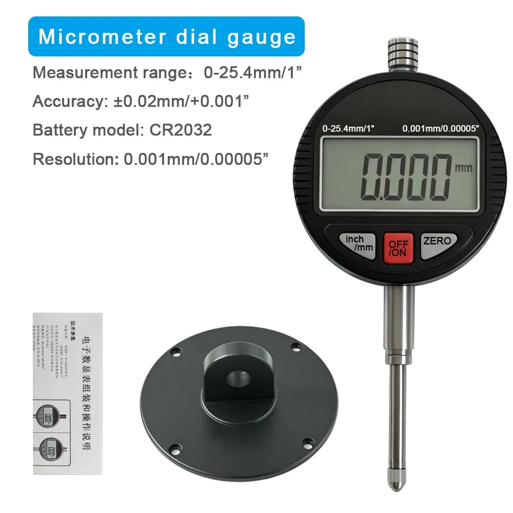 Digital Dial Indicator Gauge – Precision Measurement Tool Dial Indicator Gauge Qme