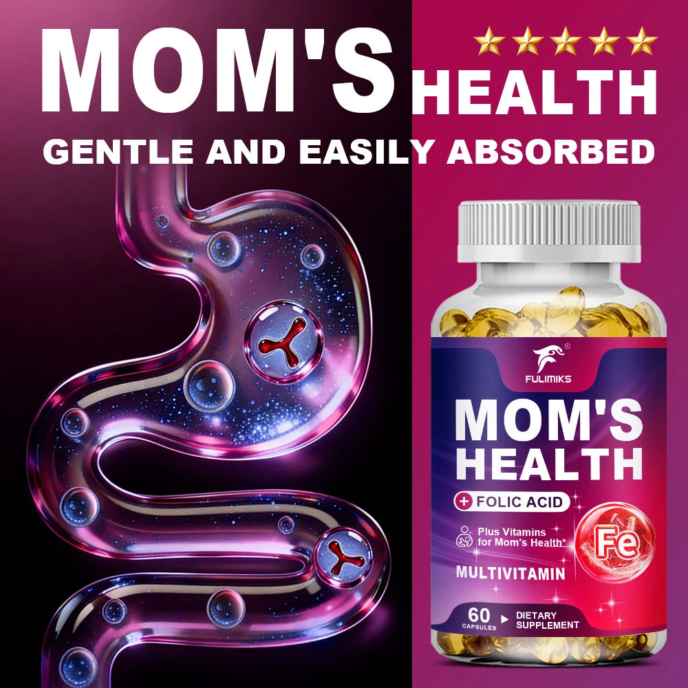 Iron Supplement with CoQ10, Methylcobalamin B12 & Folic Acid Iron Supplement Qst
