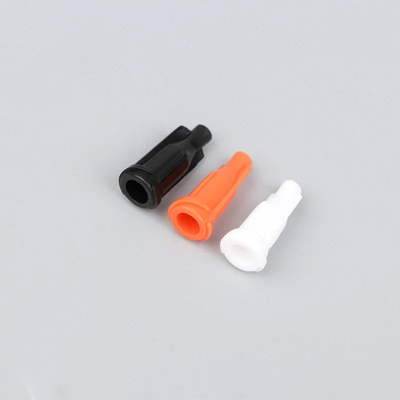 Plastic Syringe Tip Caps – 100 pcs Dispensing Needle Plugs Dispensing Needle Caps Qme