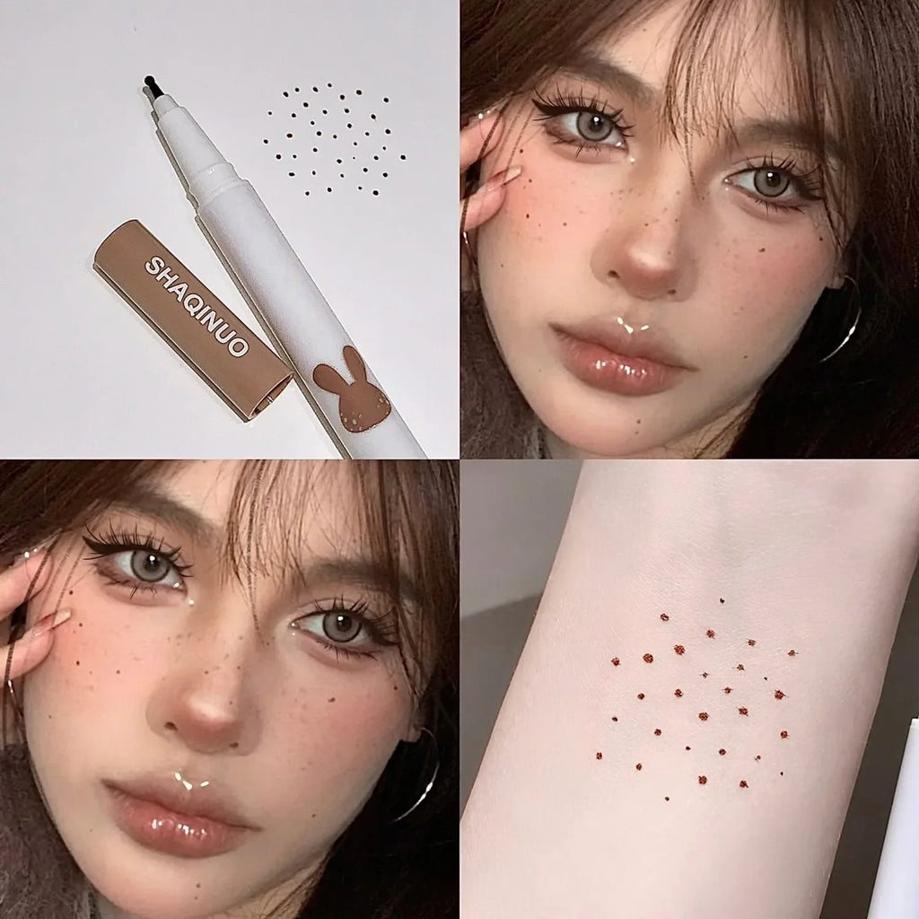 SHAQINUO Waterproof Fake Freckles Pen – Natural Lifelike Dots Freckle Makeup Pen Qme S9132-02