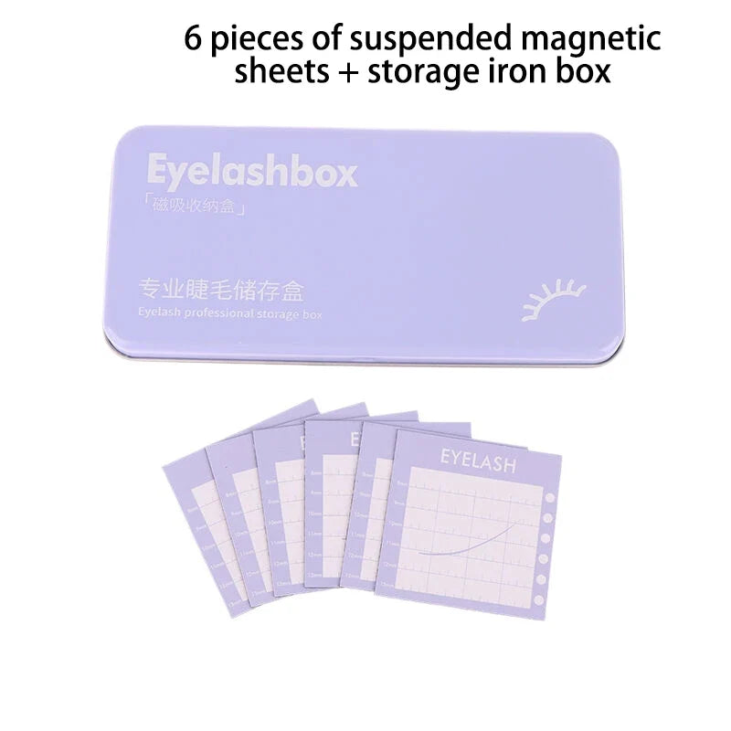 Lash Extension Display Box Single Layer Pallet Storage | Qme Lash Storage Box Qme B