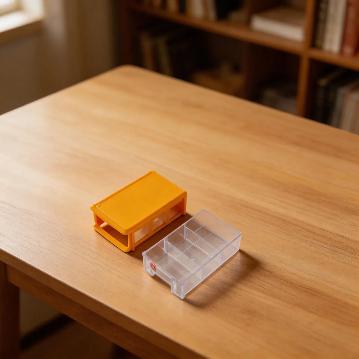 Stackable Clear Drawer Storage Organizer – Set of 2 Parts Storage Organizer Qme