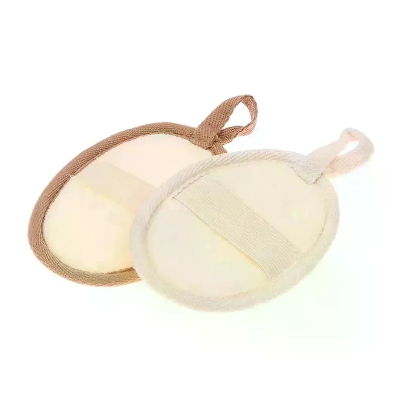 Natural Loofah Body Scrubber – Soft Exfoliating Shower Sponge Loofah Body Scrubber Qme