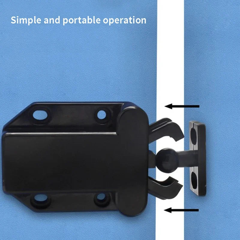 Push-to-Open Cabinet Touch Latch – Door & Drawer Catch 4–6 Pack Cabinet Touch Latch Qme