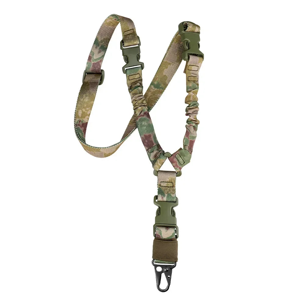 Single Point Gun Sling – Tactical Waterproof Rifle Strap Tactical Gun Sling Qme camouflage