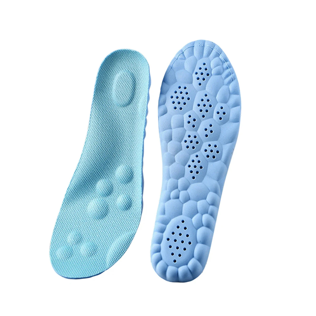 Arch Support Insoles for Flat Feet – Running & Daily Wear Shoe Insoles Qme Blue 275