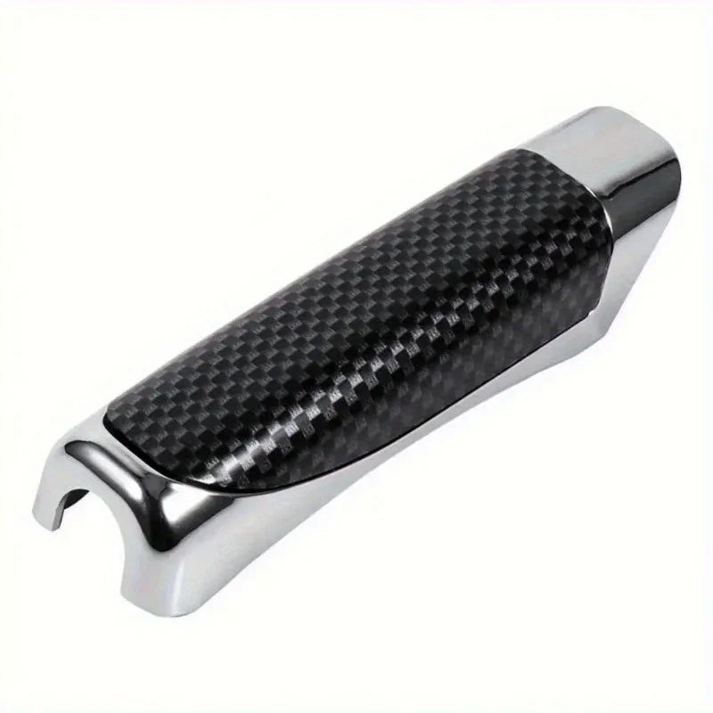 Universal Car Handbrake Cover – Wood & Carbon Fiber Style Handbrake Cover Qme