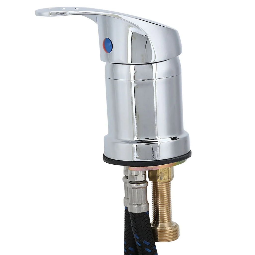 Hair Salon Shampoo Chair Faucet & Blue Shower Hose Set Salon Faucet Hose Set Qme