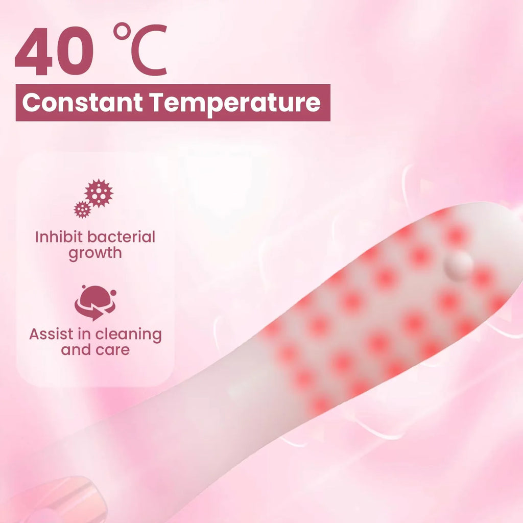 Red Light Therapy Intimate Wand – 36 LED Heating IPX5 Rechargeable Intimate Wellness Device Qst