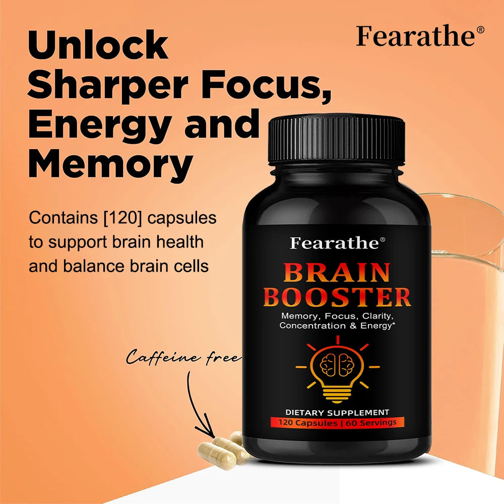 Brain Booster Supplement – Bacopa, Ginkgo & Vitamin B12 Brain Booster Supplement Qst