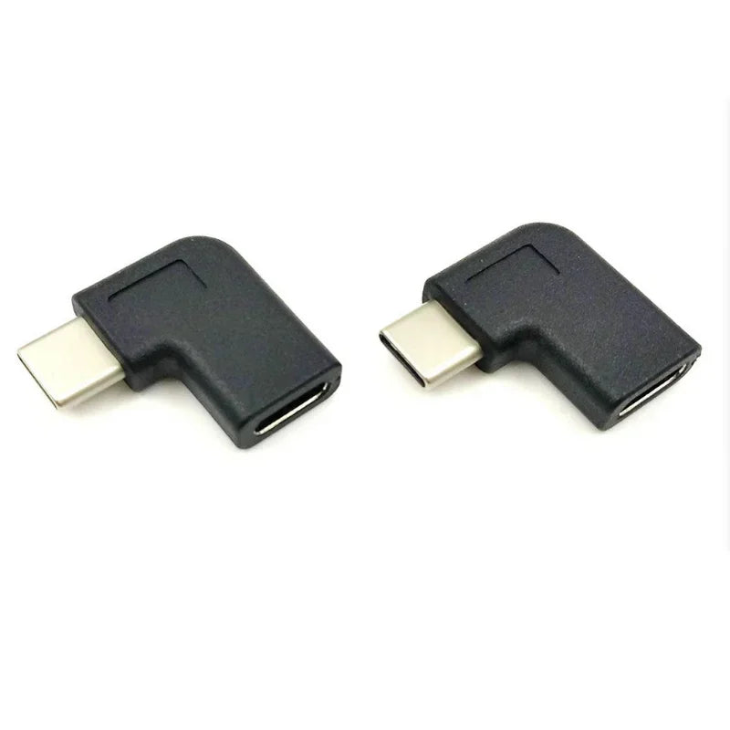 90 Degree Right Angle USB-C Male to Female Adapter | USB 3.1 USB-C Adapter Qme