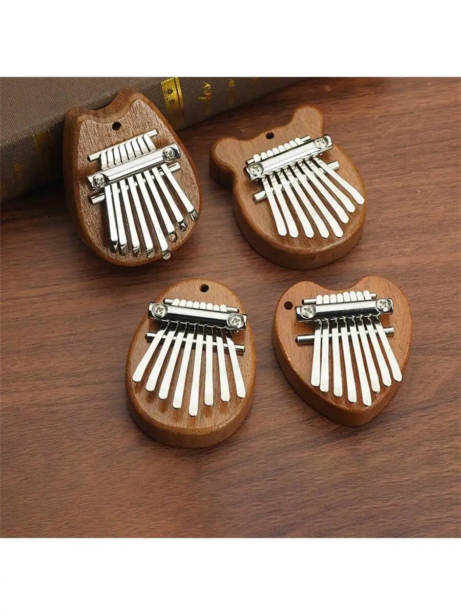 8-Key Kalimba Thumb Piano – Solid Wood Finger Piano Gift Thumb Piano Qme