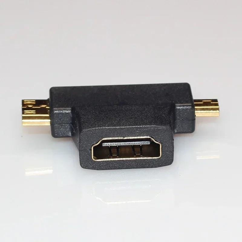 Mini & Micro HDMI Male to Female Adapter Connector Extender HDMI Adapter Qme