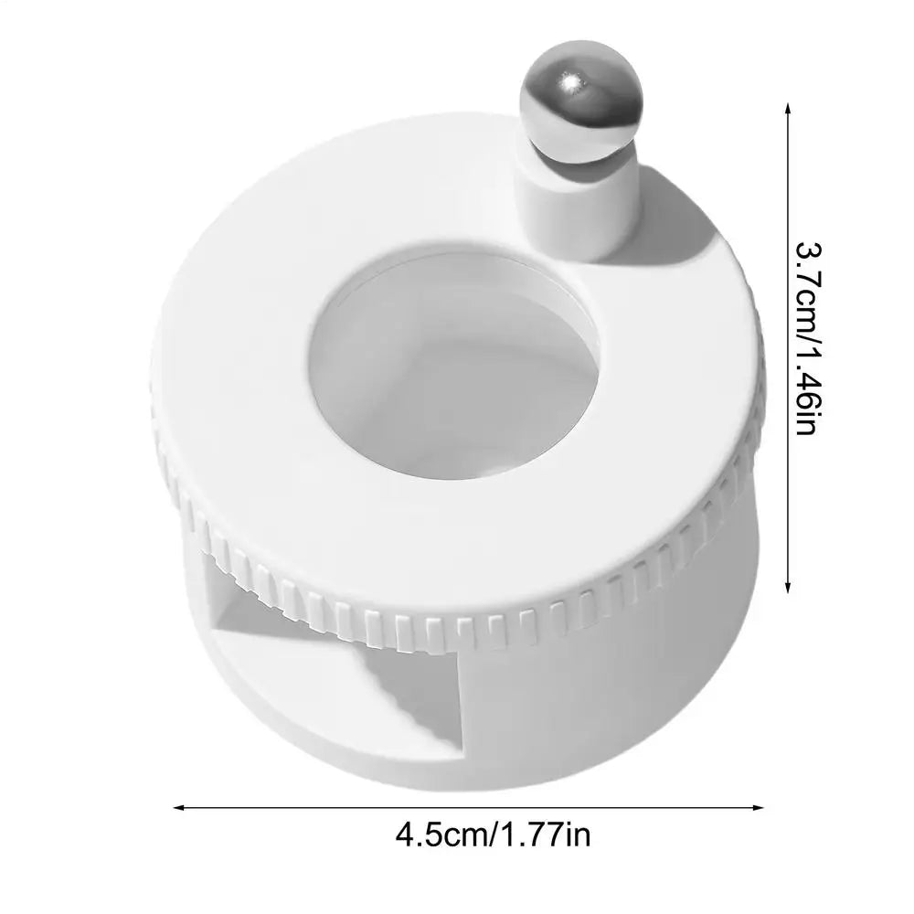360° Rotating Magnetic Nail Art Tool | Gel Manicure Magnet Nail Art Tool Qme White with steelball