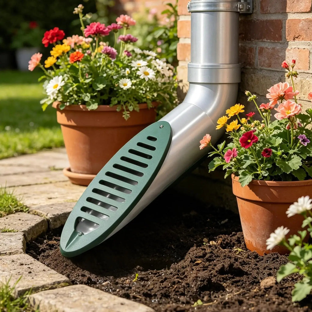 Angled Drainage Grate with Built-In Grille Cover Drain Emitter Drain Emitter Grate Qme