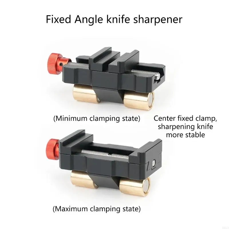 Adjustable Honing Guide Sharpening Jig – 4-Cutter Aluminum & Steel Honing Sharpening Jig Qme