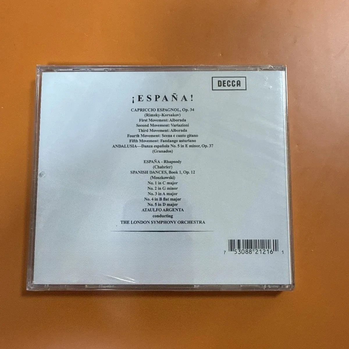 Espa Orchestral Audiophile CD | High-Fidelity Analog Mastering Audiophile CD Qme