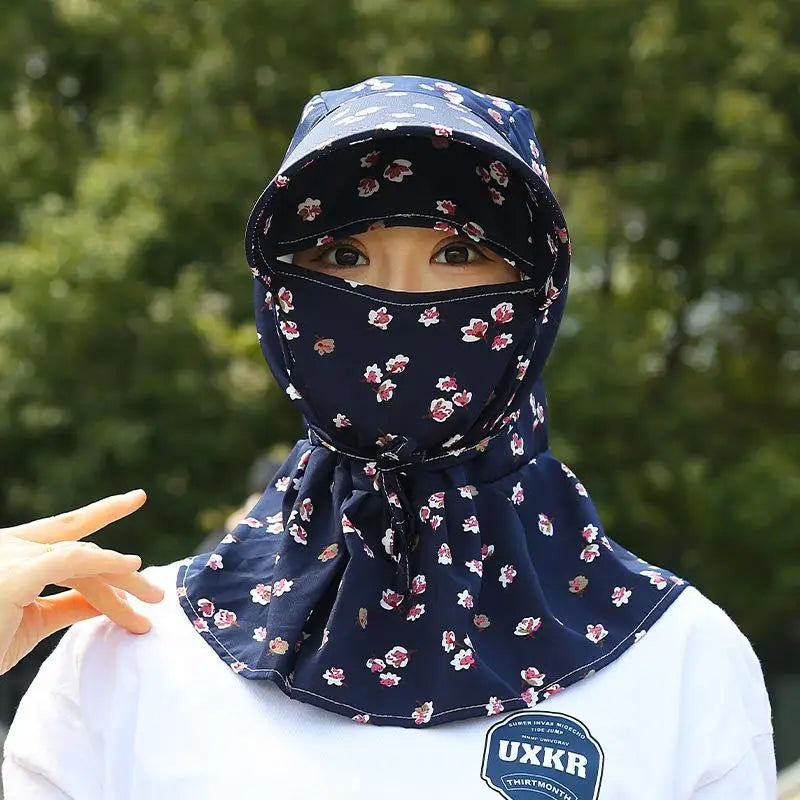 Women's UV Protection Sun Hat – Full Face & Neck Coverage Sun Protection Hat Qst A13