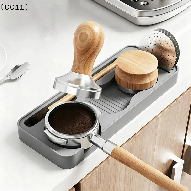 Non-Slip Silicone Coffee Tamper Pad & Espresso Tool Holder Coffee Tamper Pad Qme