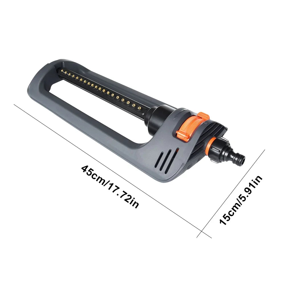 Oscillating Sprinkler 19-Hole Nozzles Lawn Swing Irrigation Oscillating Lawn Sprinkler Qme