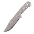 Swayboo VG10 Damascus Steel Knife Blank – DIY Fixed Blade Damascus Knife Blank Qst WHITE