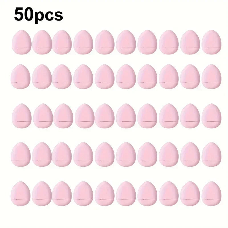 Mini Finger Puffs – Soft Pink Multi-Use Foundation Powder Sponge Makeup Sponge Applicator Qme