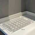 Transparent Rectangular Storage Tray – Tea & Cup Organizer Decorative Storage Tray Qst M