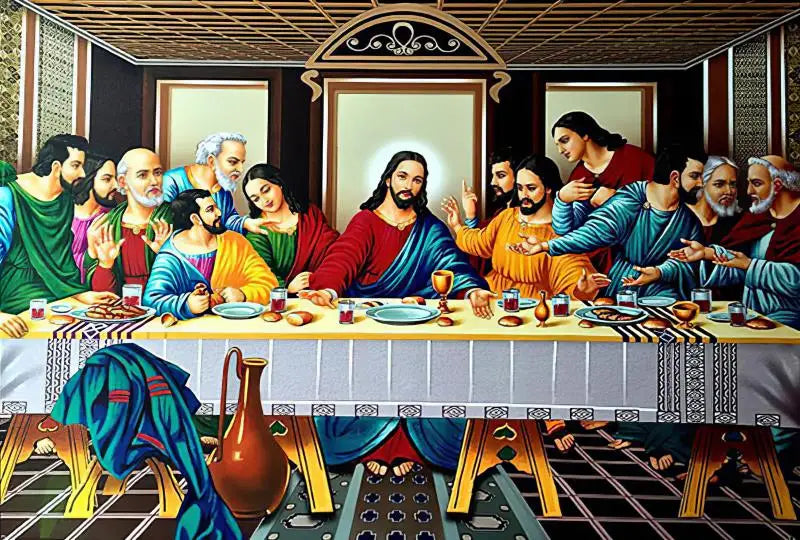 The Last Supper Canvas Print – Da Vinci Wall Art Decor Canvas Wall Art Qst A 30X40cm No Framed