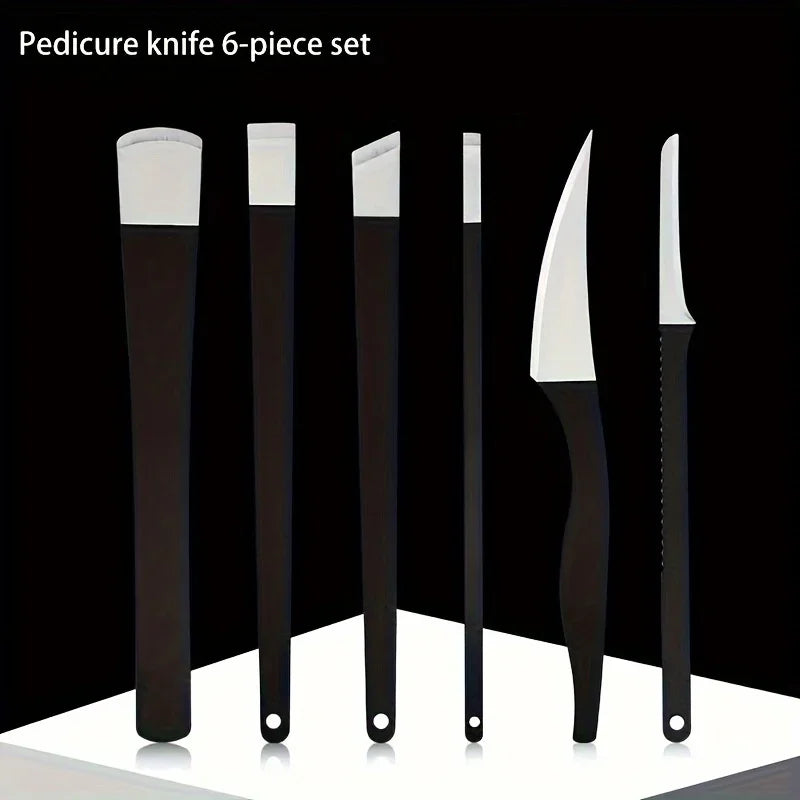 Stainless Steel Foot Care Exfoliating Scraper & Nail Kit Foot Care Kit Qme