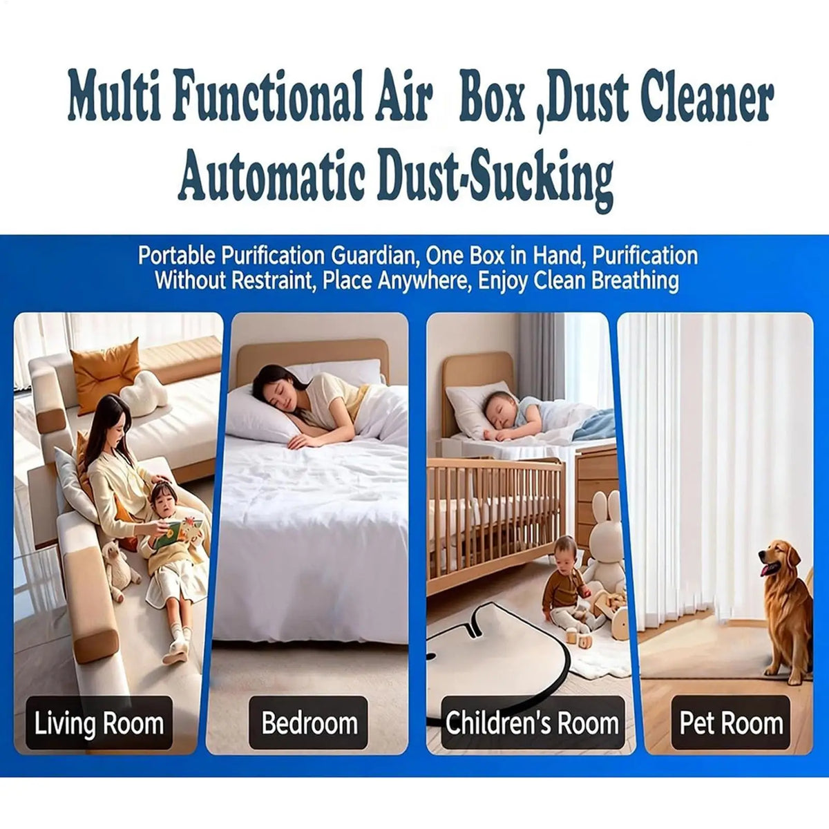 Plant-Based Passive Air Purifier Box – No Electricity Needed Passive Air Purifier Qme