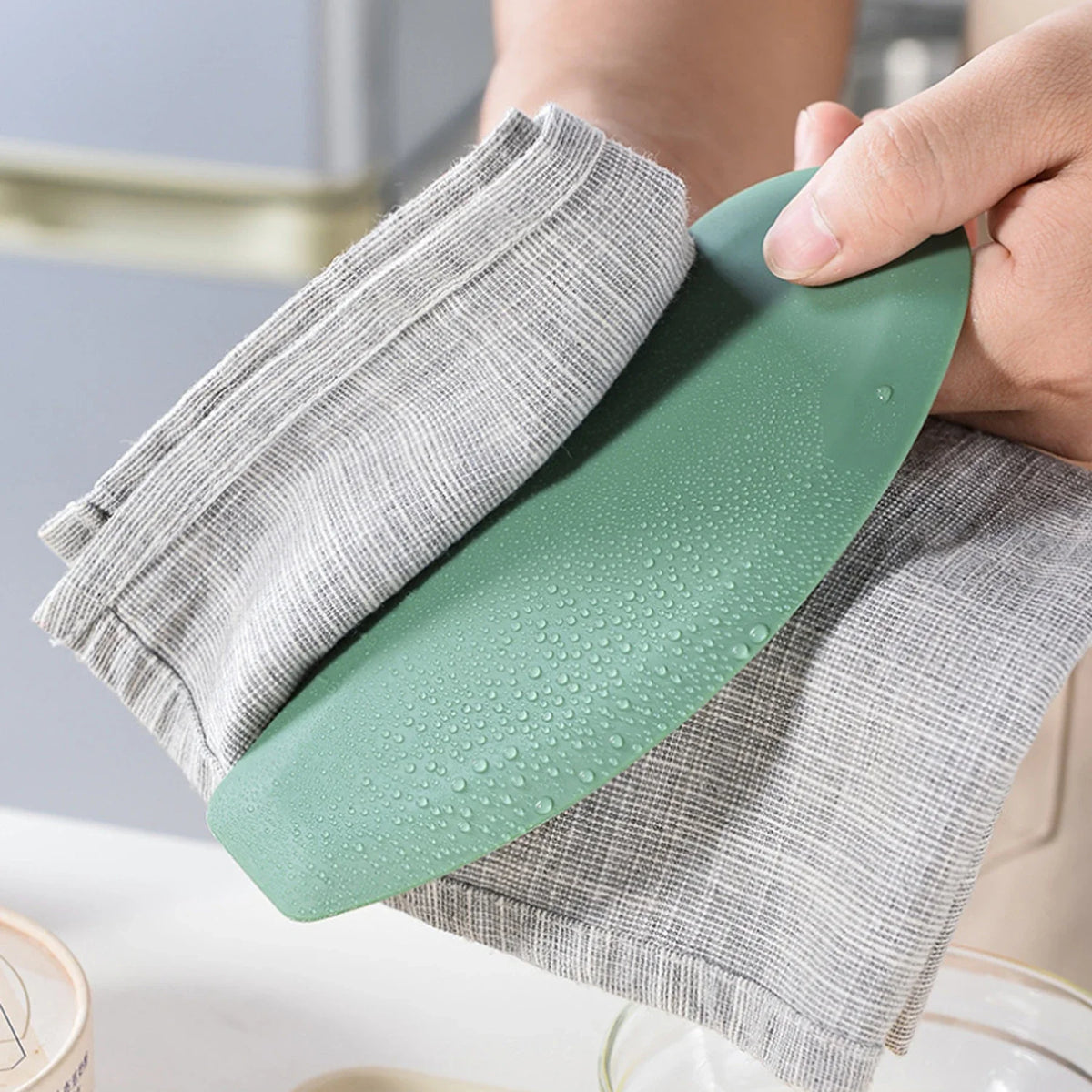 Silicone Dough Scraper & Bench Cutter | Multipurpose Baking Tool Silicone Dough Scraper Qme