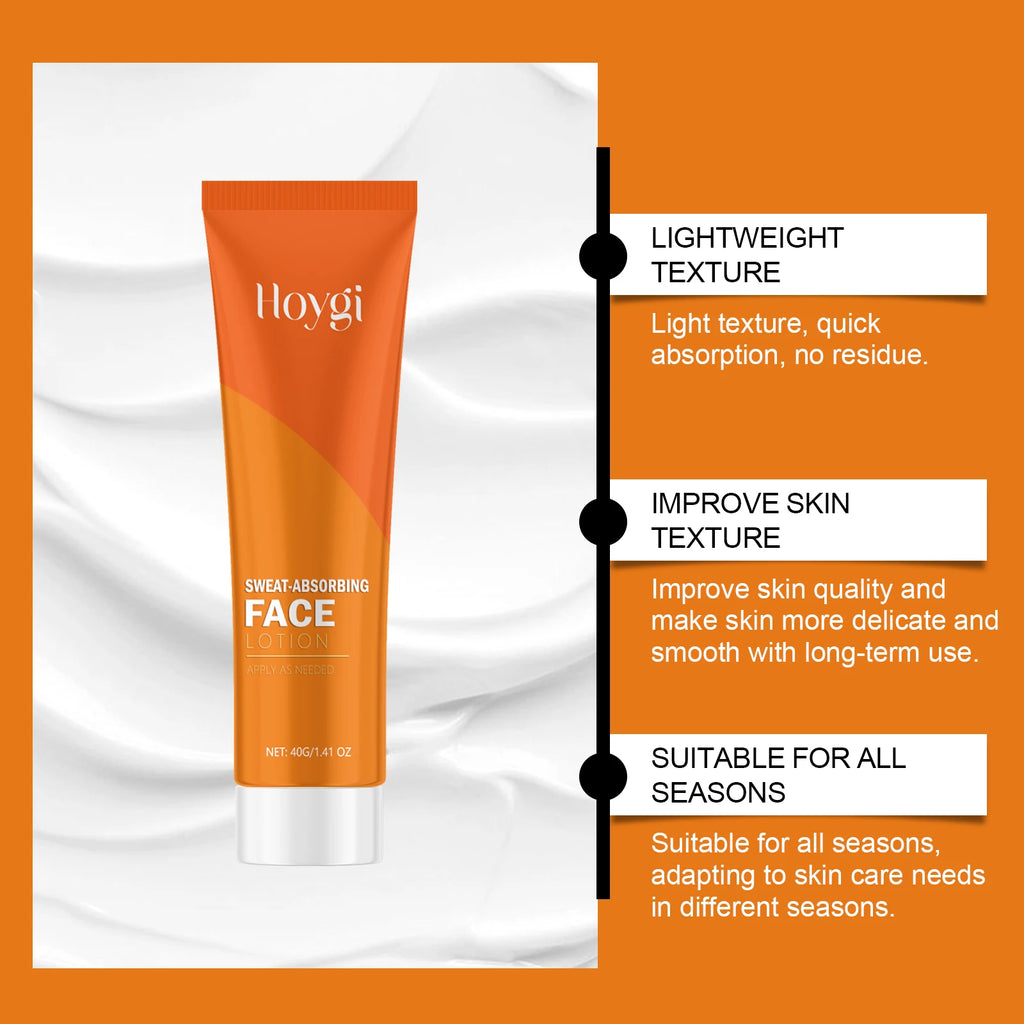 Hoygi Oil Control Sweat-Absorbing Face Lotion 40g | Moisturizer Face Moisturizer Qst