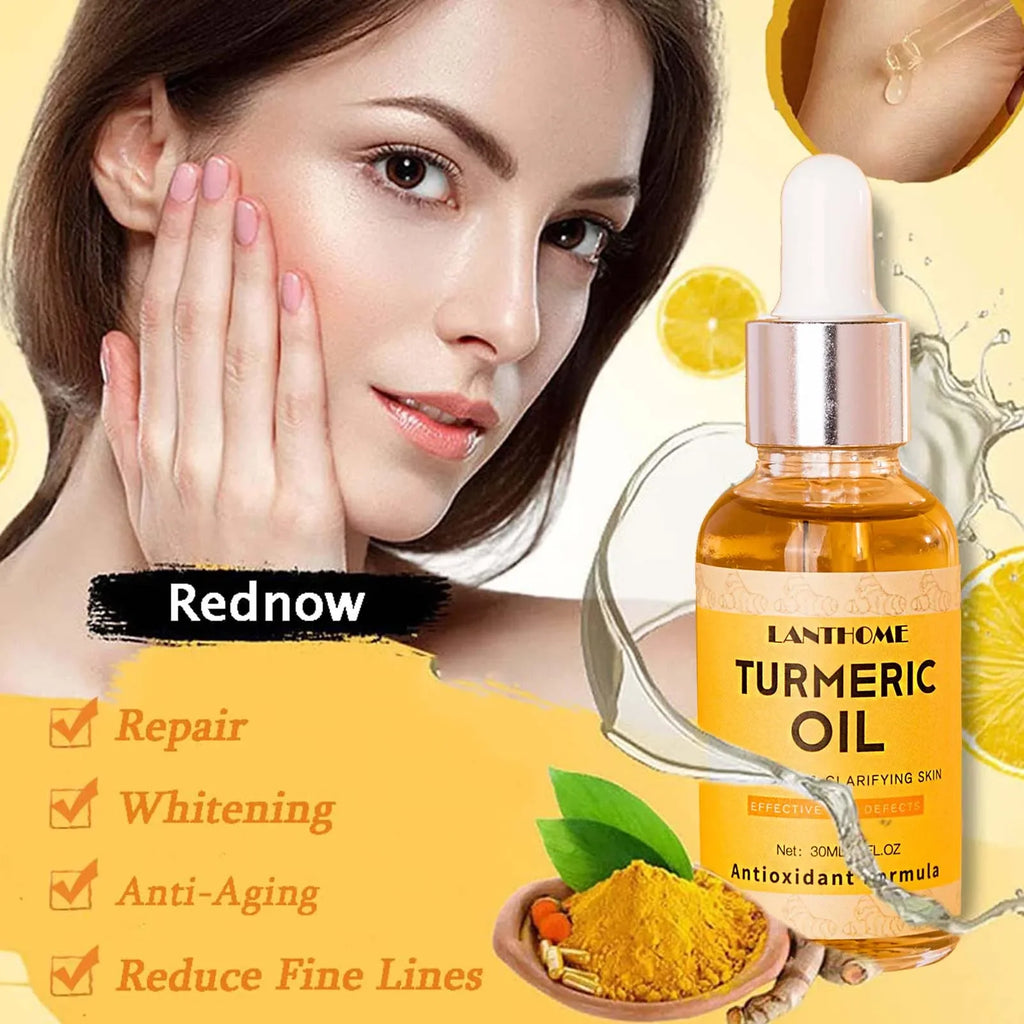 Turmeric Oil Facial Serum – Deep Moisture & Brightening 30ml Facial Oil Serum Qme