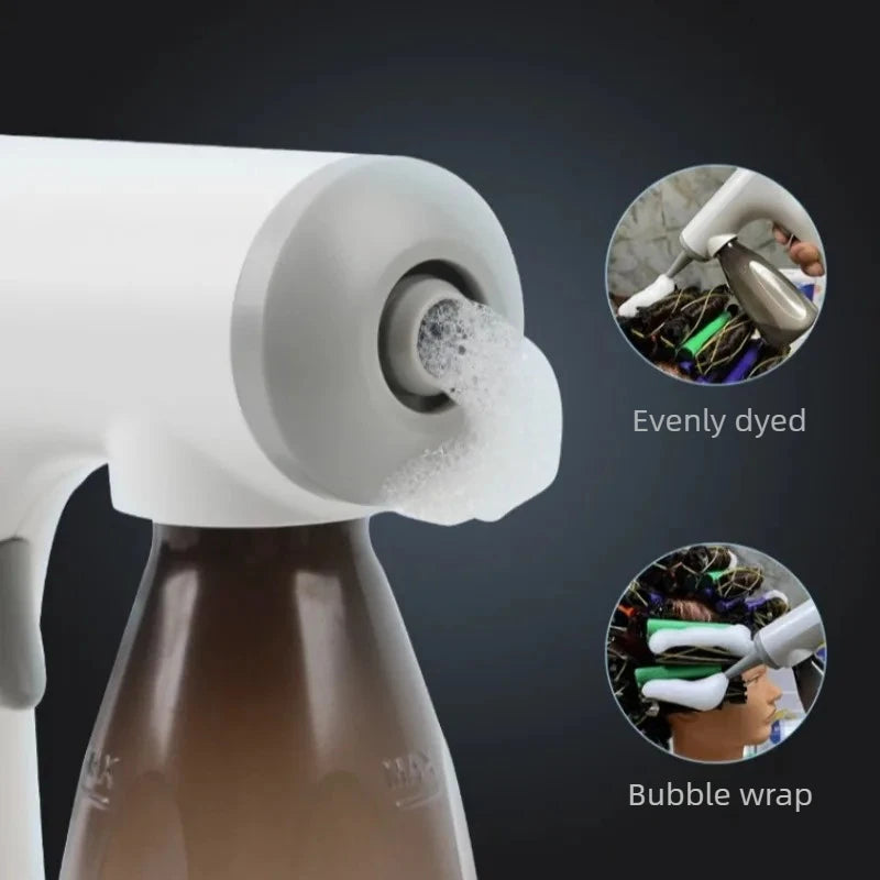 Electric Foam Gun 300ml – Hair Perming & Styling Tool Hair Foam Dispenser Qst