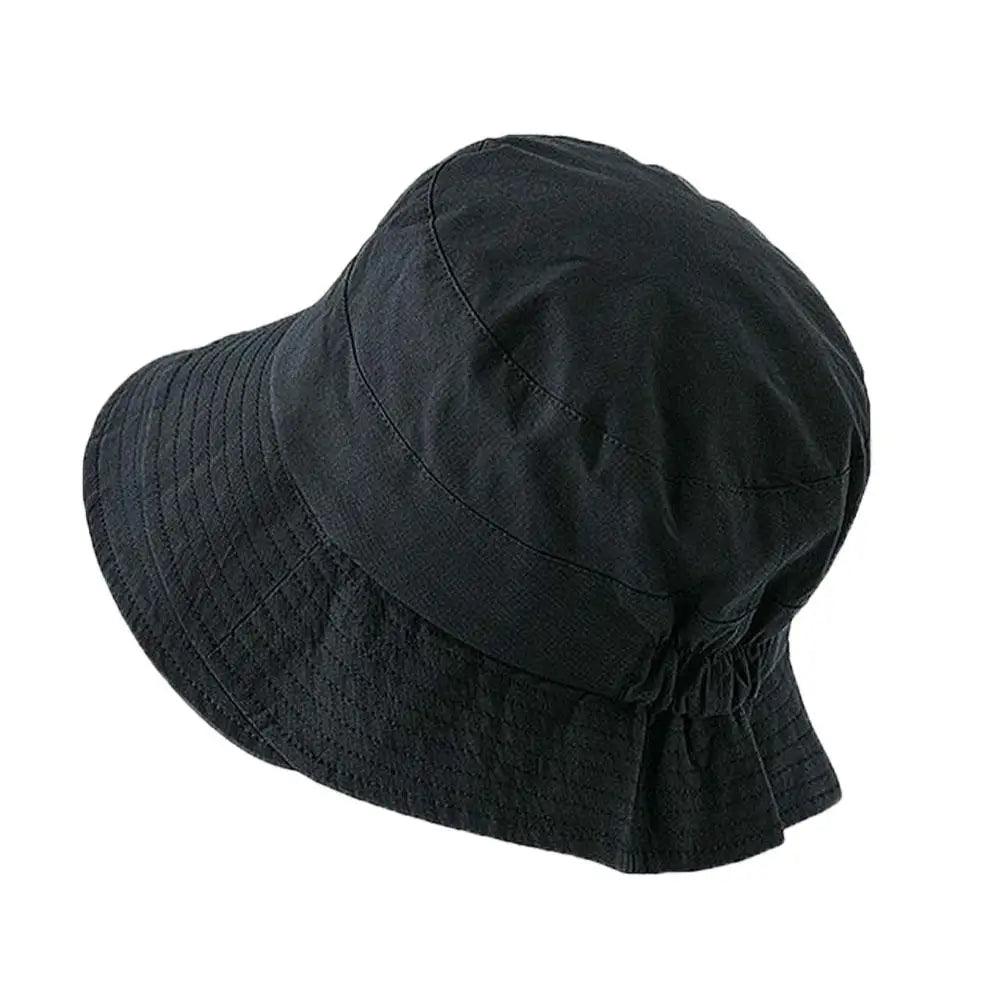 UV Protection Fisherman Hat – Quick-Dry Camping Sun Cap Outdoor Sun Hat Qme Black One size