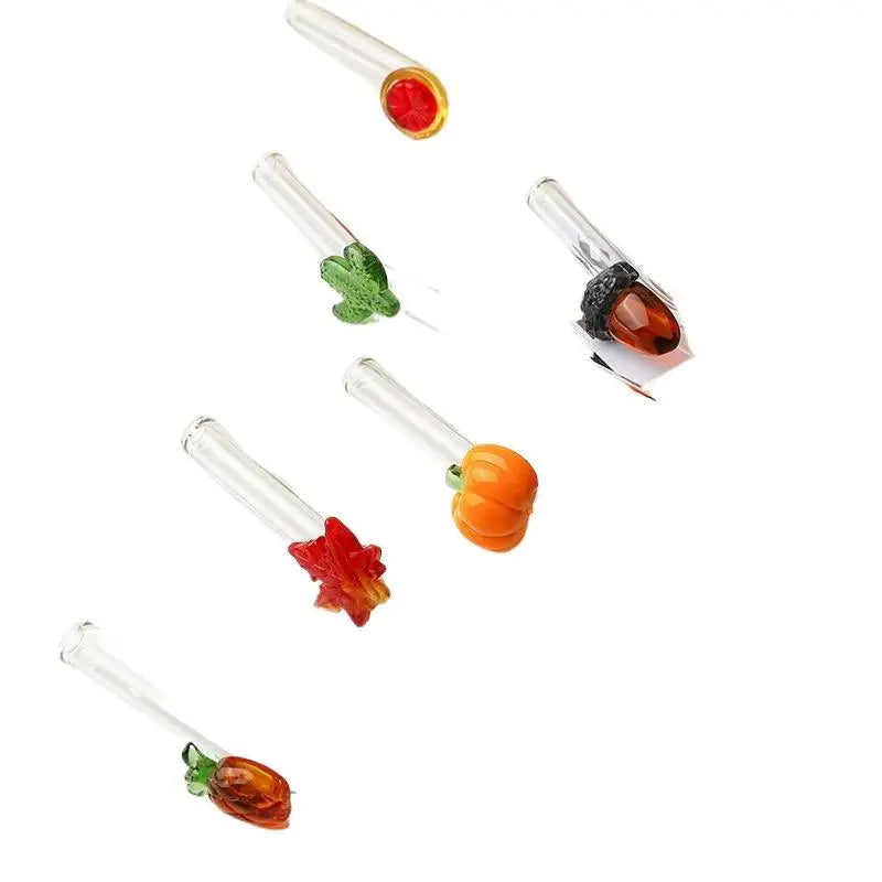 Flexible Glass Straw Set with Cleaning Brush – BPA-Free Glass Straw Set Qst