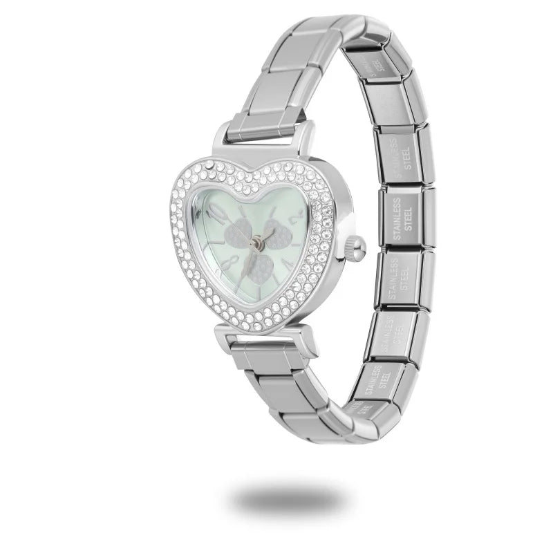 Zircon Stainless Steel Watch Bracelet for Men – 41 Colors