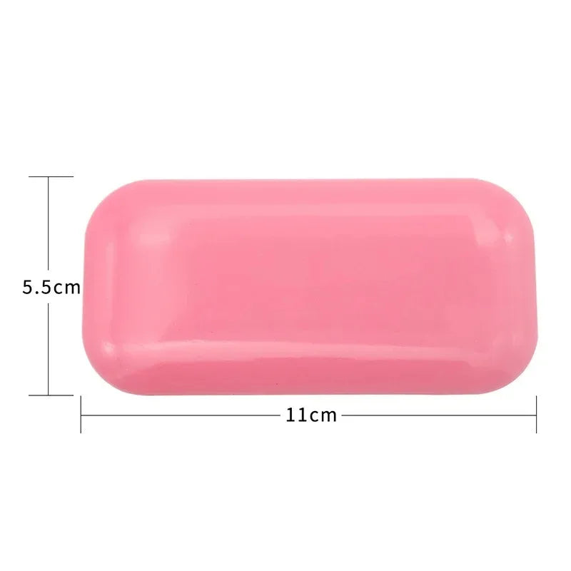 Silicone Eyelash Extension Forehead Sticker Pad | Pink & Clear Eyelash Extension Tool Qme