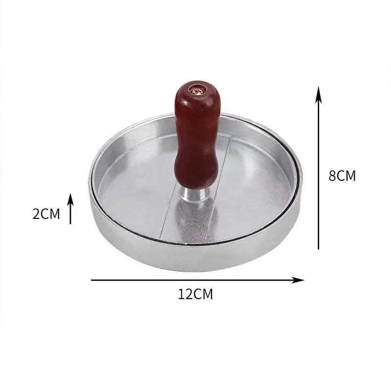 Non-Stick Aluminum Burger Press & Hamburger Patty Maker Burger Patty Press Qme