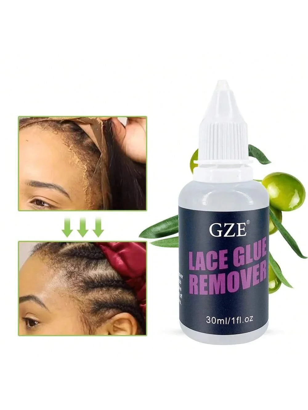 GZE Lace Glue Remover – Professional Wig Adhesive Remover Wig Adhesive Remover Qme