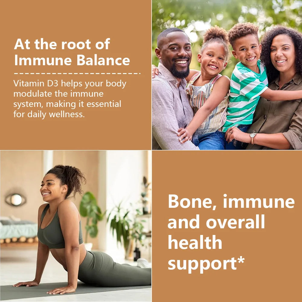 STRESSXCEL 2000 IU Vitamin D3 Capsules – Bone & Immune Support Vitamin Supplement Qst
