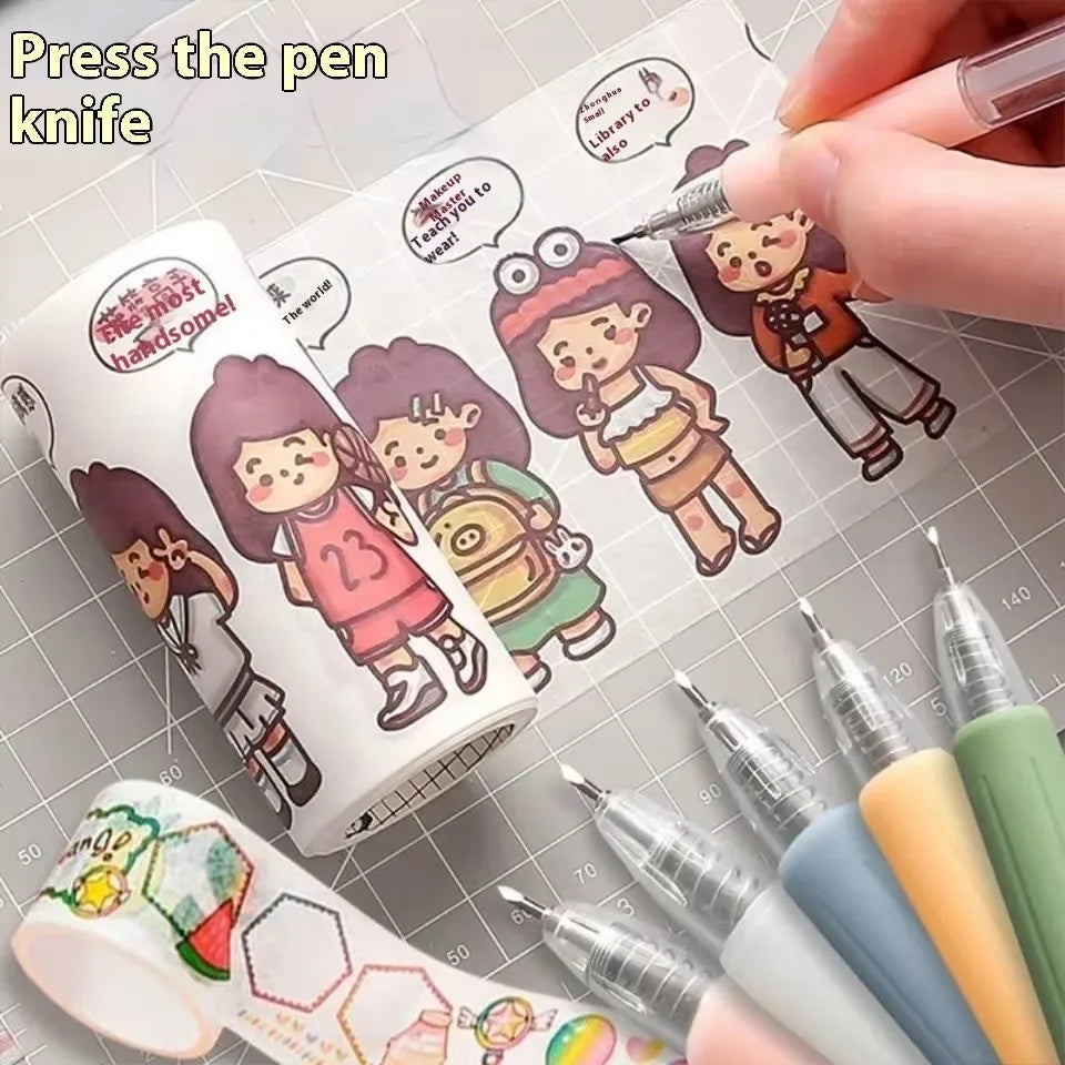 Paper Cutter Pen Refill Art Utility Knife Scrapbook Tool Craft Utility Knife Qme
