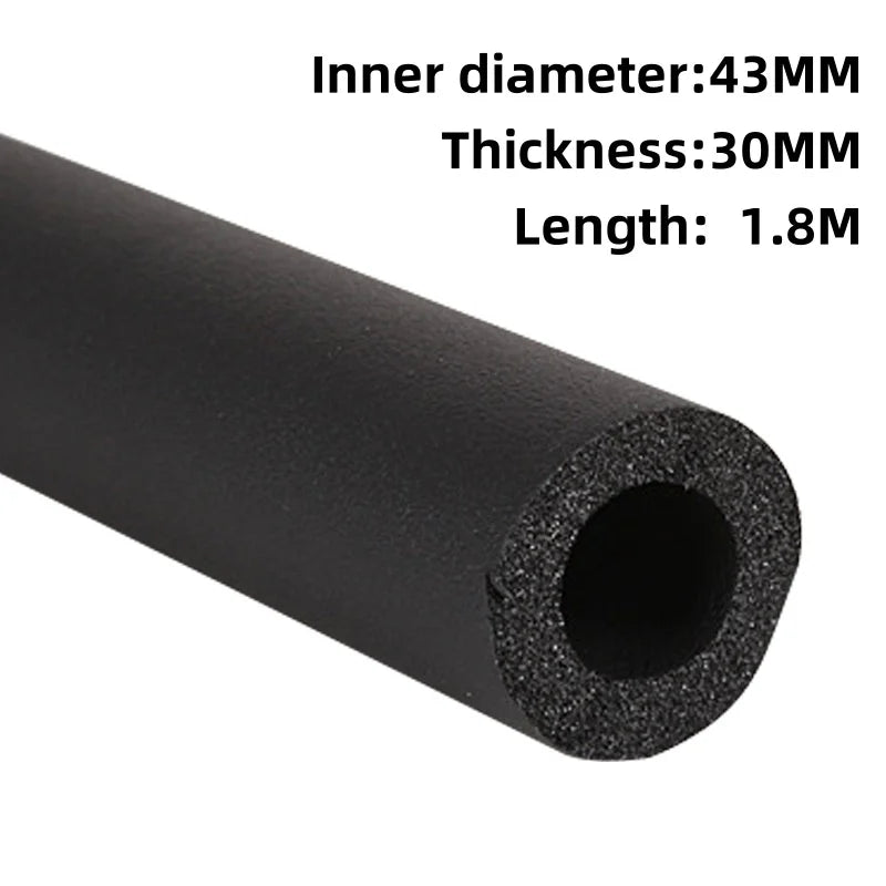 1.8m B1 Grade Rubber Insulation Pipe for Solar Water Heaters Pipe Insulation Sleeve Qme 43x20mm 1